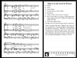 Take it to the Lord in Prayer by John Helgen